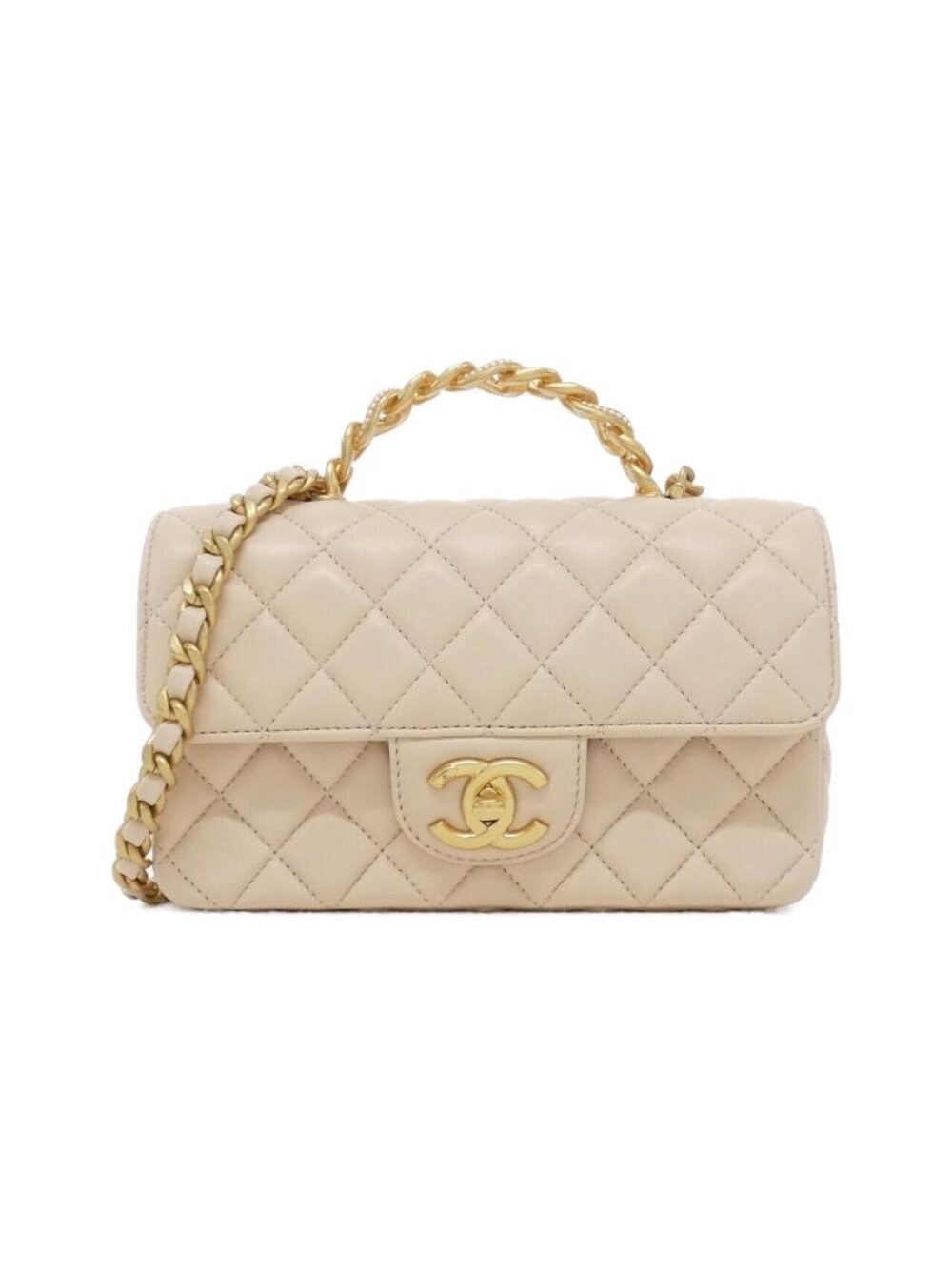 Chanel Bag Handbag Beige